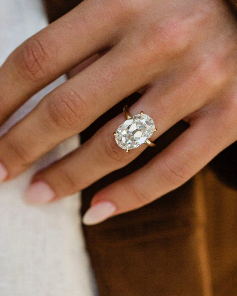 TATUM RING 7.06 CARAT CUSHOVAL
