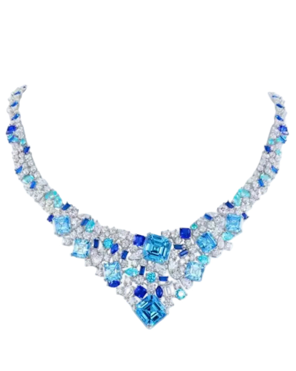 Blue necklace