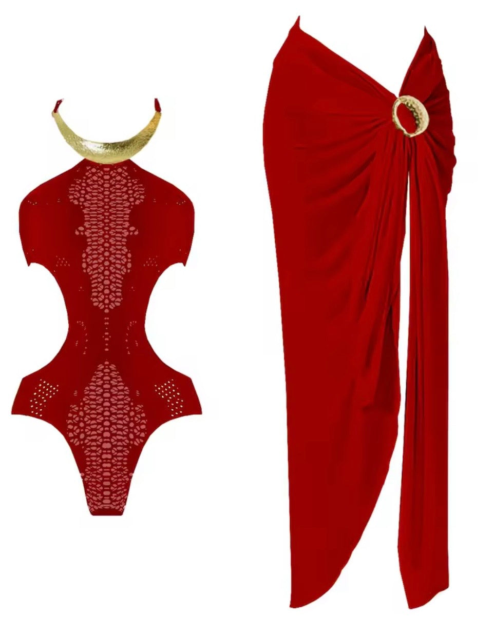Valeria one piece swimwear set