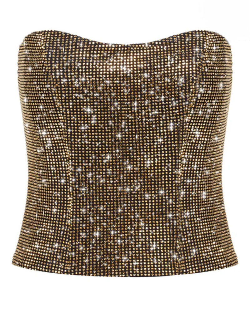 Latuni crystal corset