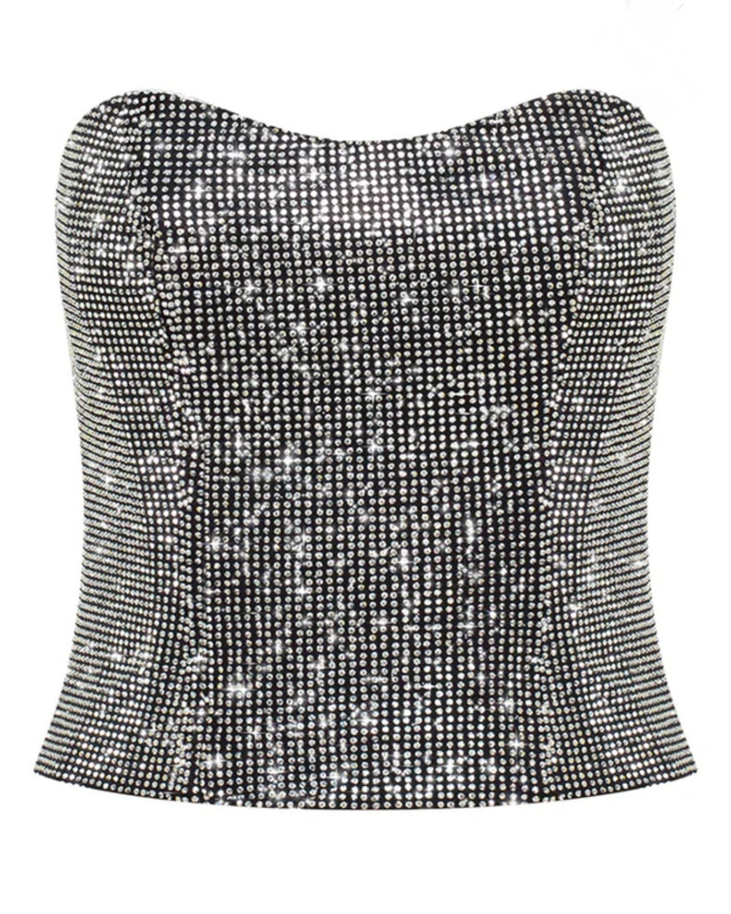 Latuni crystal corset