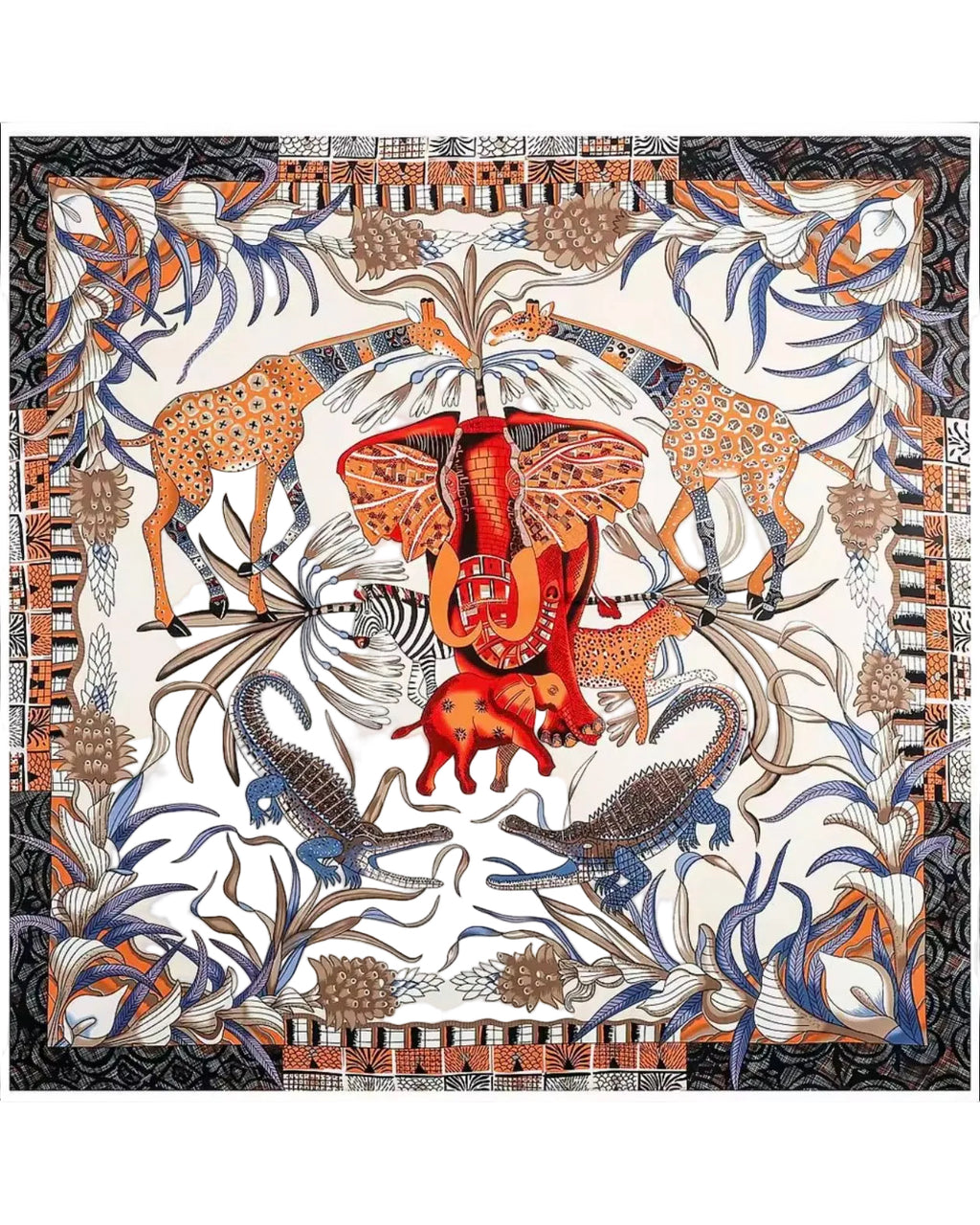 Afri silk scarf