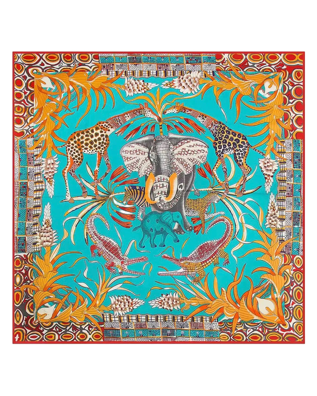 Afry silk scarf