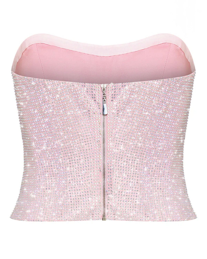 Latuni crystal corset