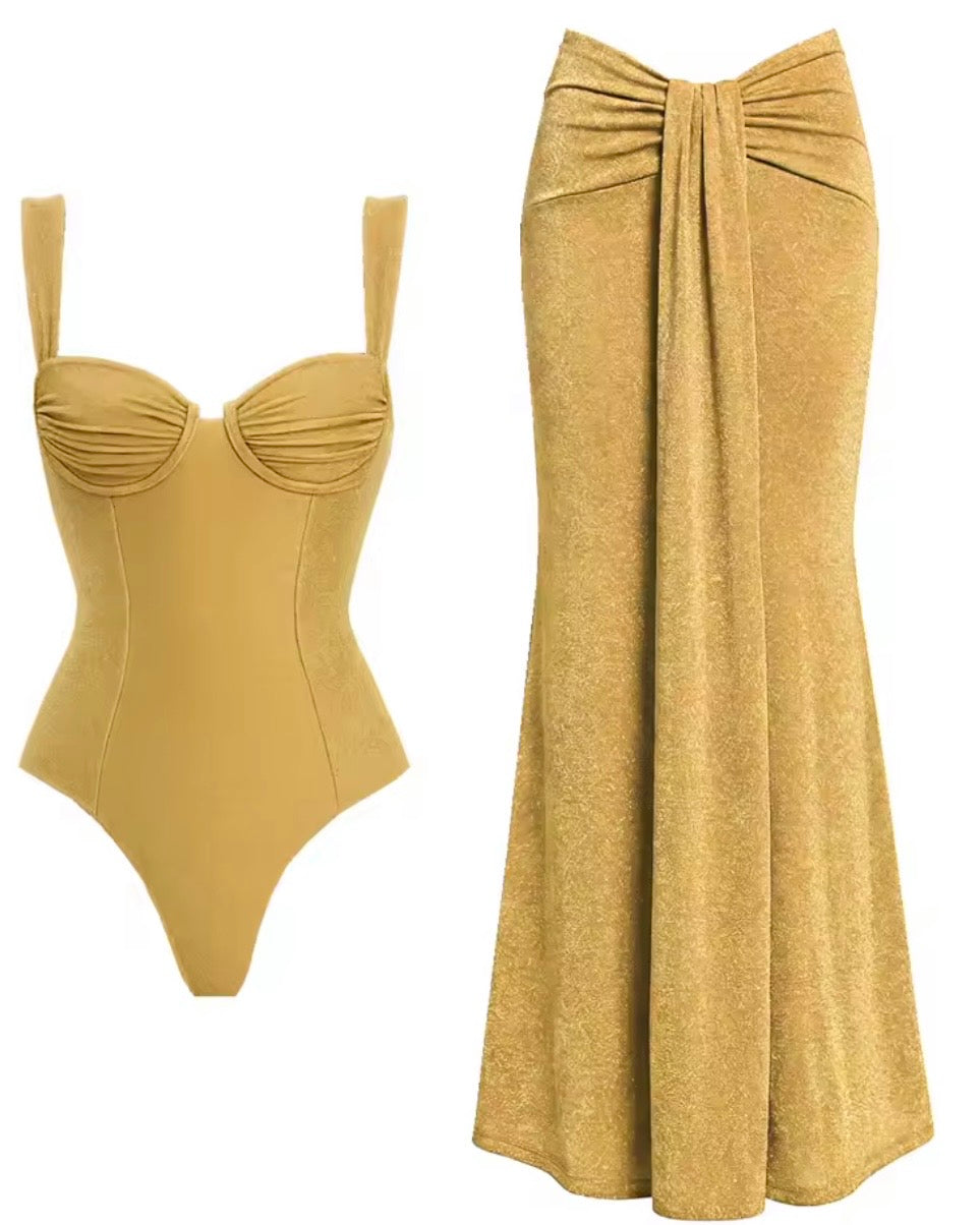 Vely one piece swimwear set