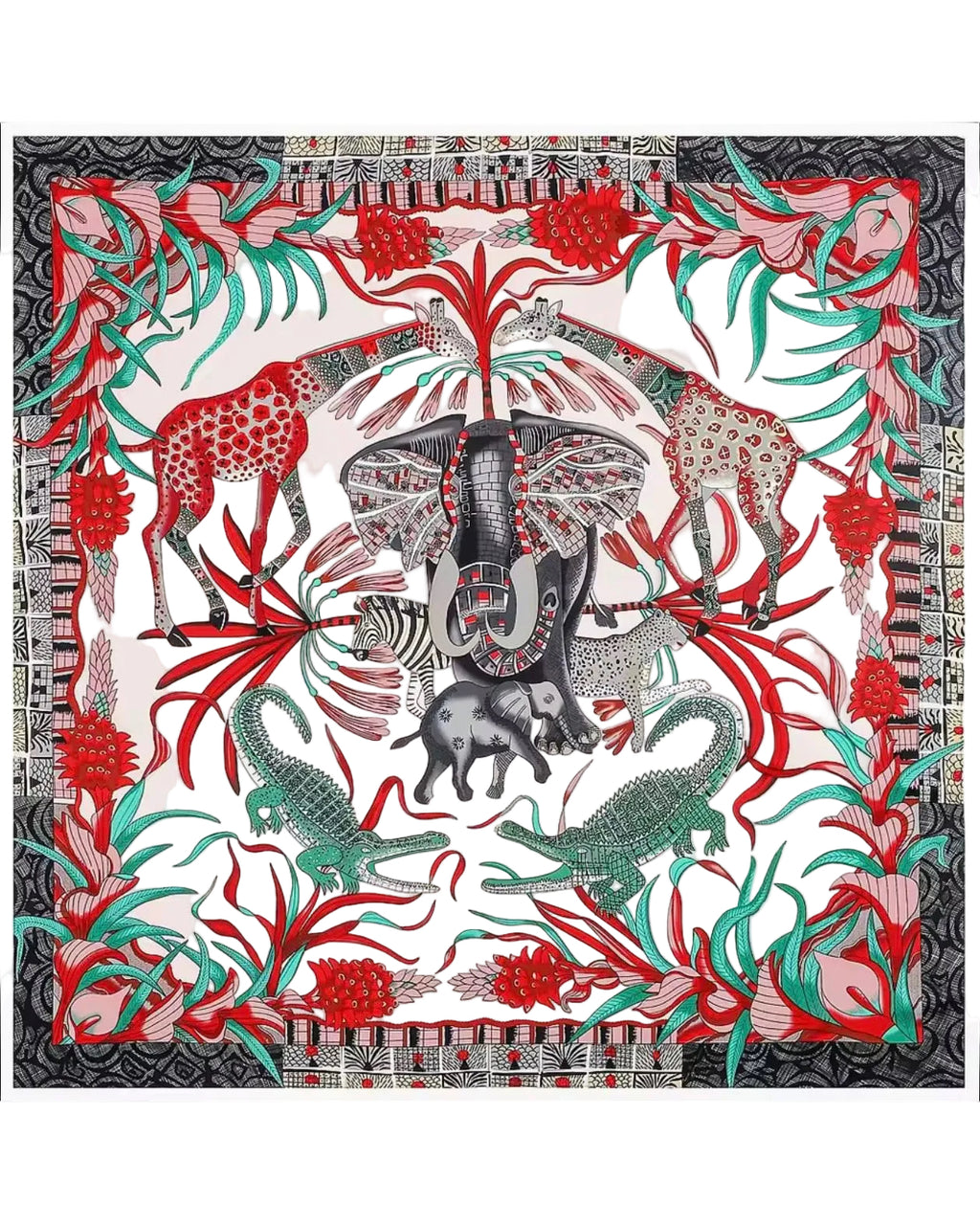 Afri silk scarf