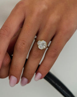 CAMILLA RING 3.31 CARAT CUSHION