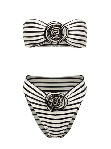 Monique print two pieces swimwear