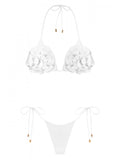 Laminye white two pieces swimwear