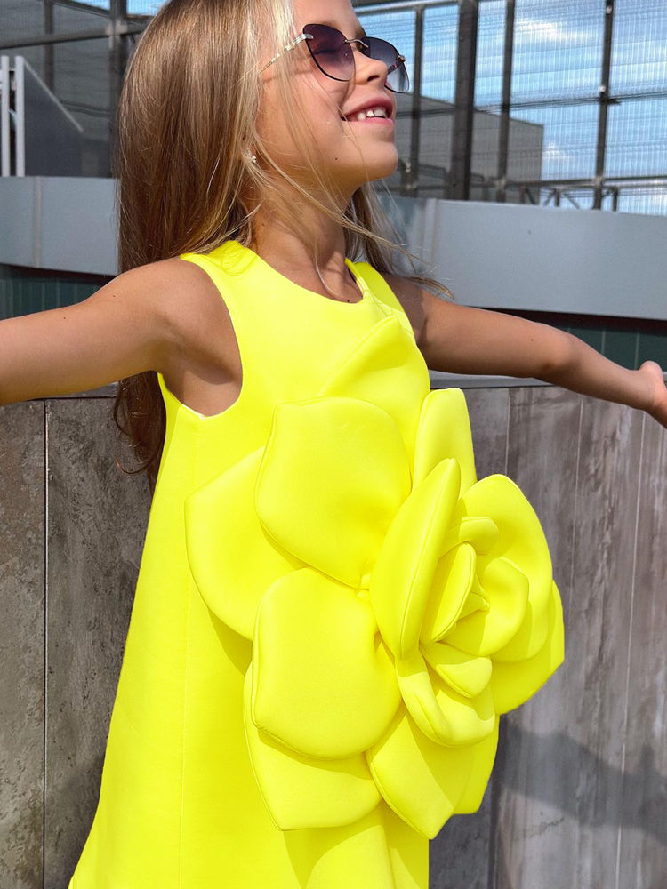 Kara yellow dress